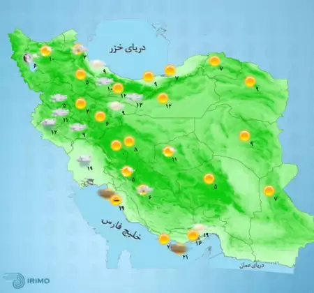 بارش باران بهاری در اغلب