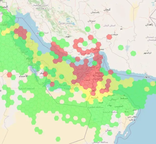 اختلال در سامانه موقعیت‌یاب جهانی 