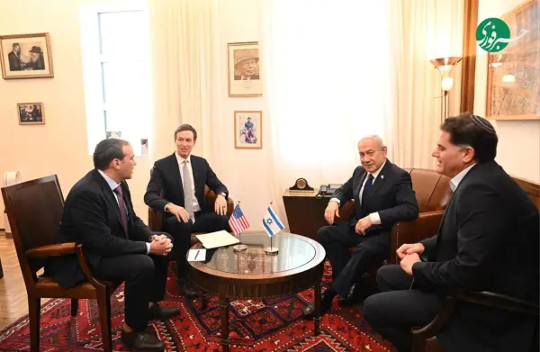 تصویری از دیدار کوشنر داماد 