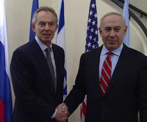 دیدار محرمانه تونی بلر و