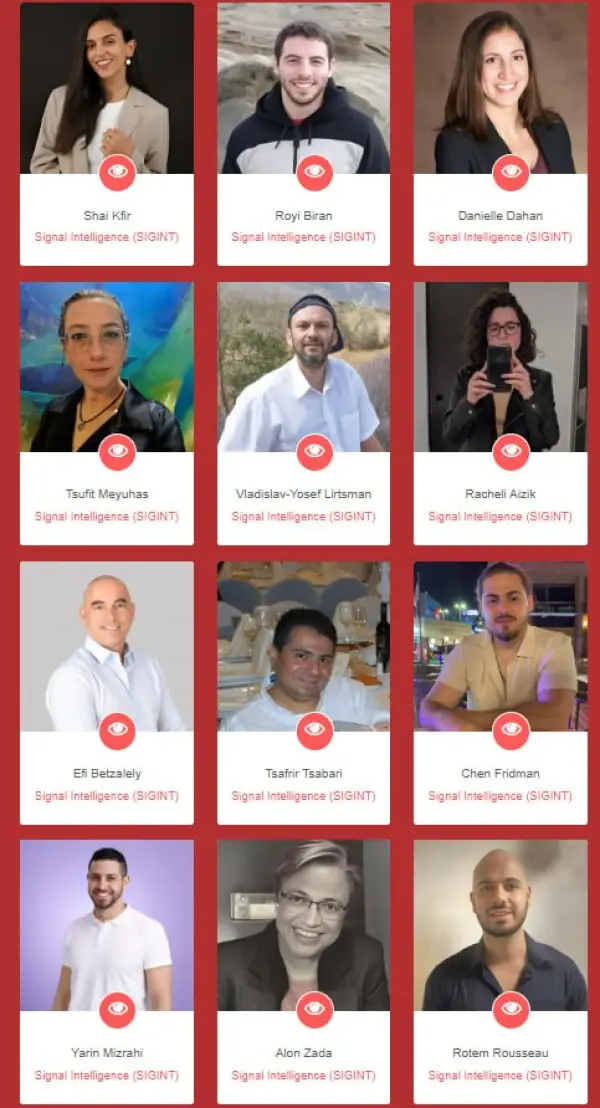 هویت ۱۵ مأمور اطلاعات سیگنالی