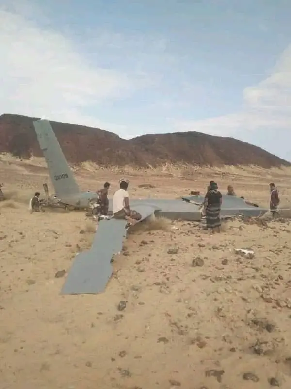 تصویری از انهدام پهپاد MQ-9