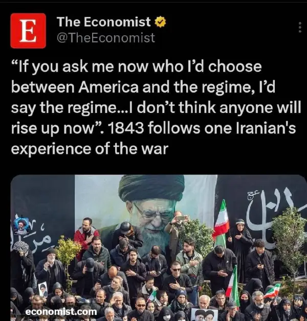 اکونومیست: اگر الان از من