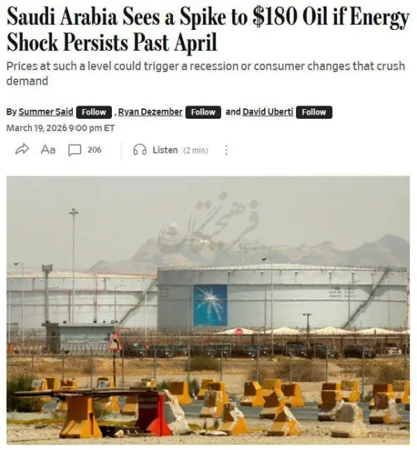 نفت ۲۰۰ دلاری نزدیک‌تر از