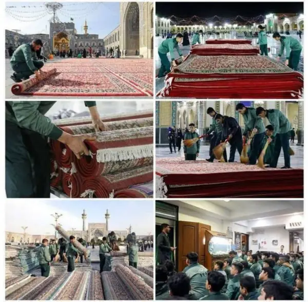 فرش‌آرایی بیش از ۲۰۰ هزار