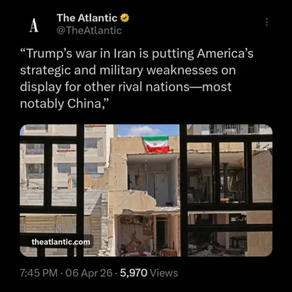 مجله آتلانتیک: جنگ ترامپ با