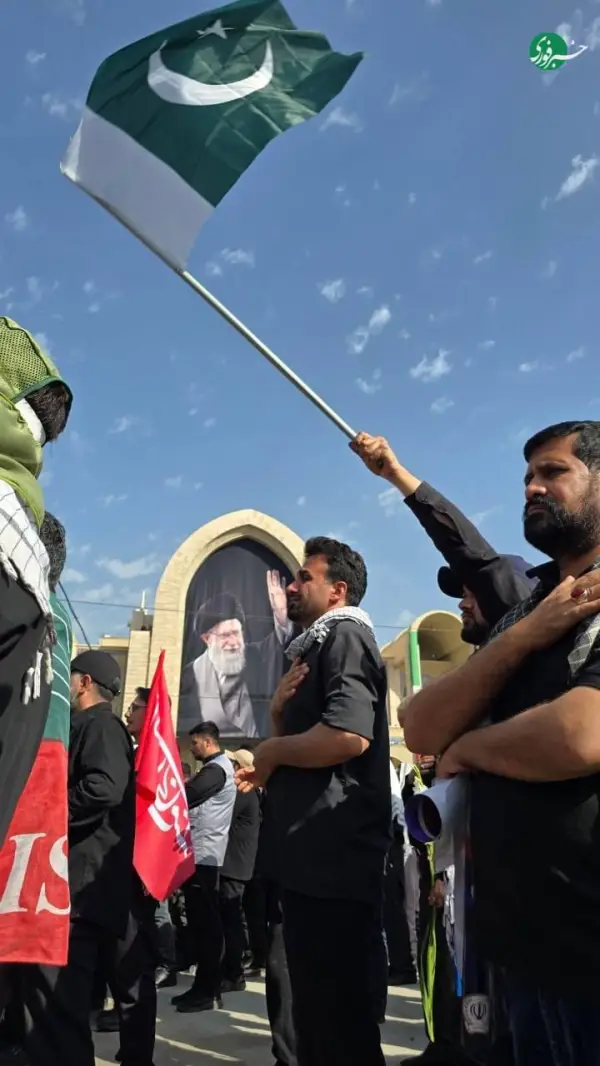 حضور پاکستانی‌ها در مراسم وداع